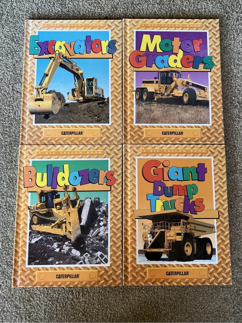 Vintage Caterpillar Children’s Books by Eick: Dump Trucks, Bulldozers